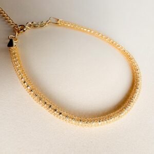 Pulseira Malha Folheada a ouro 18k - Image 2