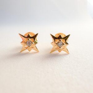 Brinco Star Folheado a Ouro 18k - Image 2